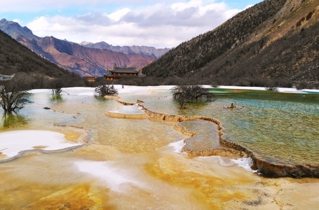 旅行-手机摄影-黄龙-河-河流 图片素材
