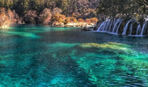 闲拍-旅行-风景-九寨沟-风景 图片素材