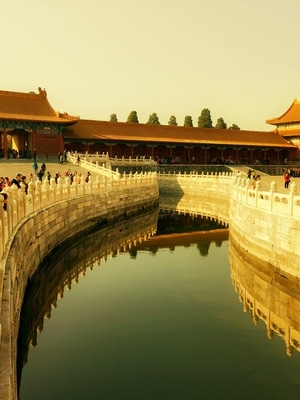 我的2019-旅行-故宫-故宫-护城河 图片素材