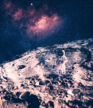 艺术-合成-抽象-图片合成-月球 图片素材