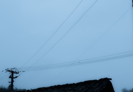 乡村-风光-雨天-阴天-雾 图片素材