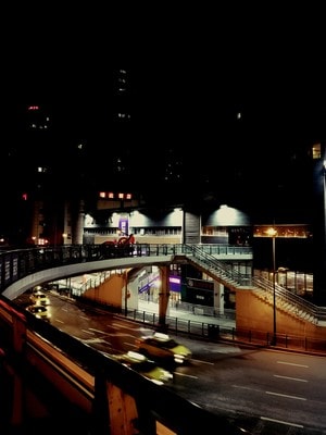 重庆行-夜间-夜景-建筑-桥 图片素材