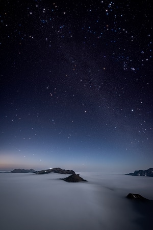 风光-星空-川西-旅行-星星 图片素材