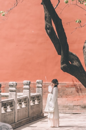 故宫-旅行-人像-拍照-汉服 图片素材