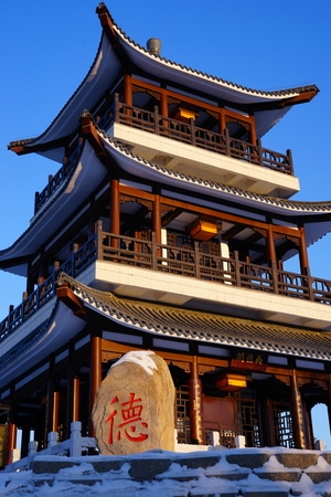 古建筑-长春德苑-建筑-古建筑-长春德苑 图片素材