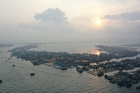 海南陵水-风景-风光-城镇-房屋 图片素材