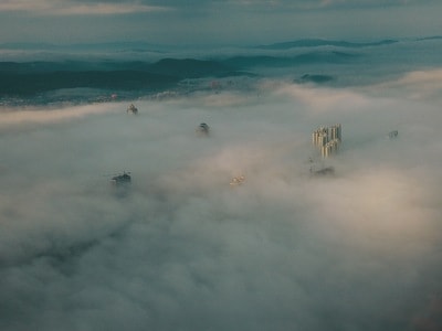 云、-航拍-国门-风景-自然 图片素材