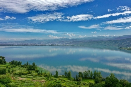 你好七月-凉山彝族自治州-邛海-海-海面 图片素材
