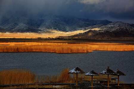 中国风-新疆-风景-风光-湖 图片素材