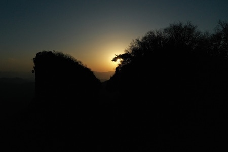 光雾山-夕阳-风光-风景-山峰 图片素材