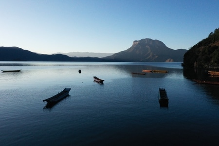 大凉山-泸沽湖-风景-风光-湖 图片素材