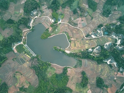 田园-梯田-天全-雅安-梯田 图片素材