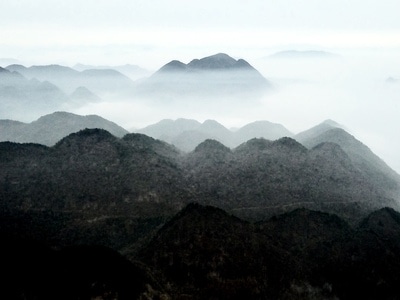 甘孜州-泸定县-二郎山-风景-风光 图片素材