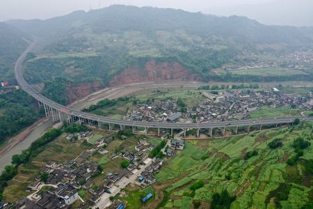 航拍-天全-风光-风景-山 图片素材