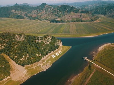 东北-弯延-航拍-风光-风景 图片素材