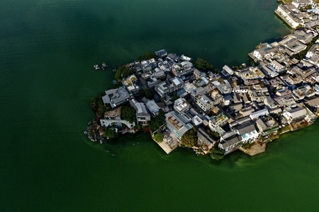 半岛-土林-风景-风光-自然 图片素材