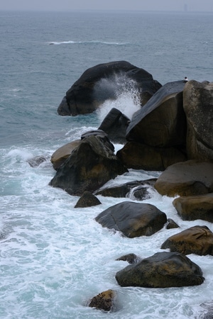 文昌铜鼓岭-风景-海-大海-海浪 图片素材