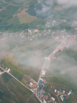 浑江-鸭绿江-风景-城镇-房屋 图片素材