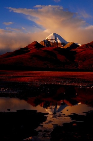 尘世烟火-西藏-圣山-雪山-山 图片素材