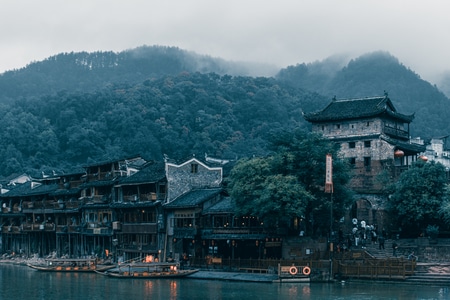 凤凰-湖南-古城-风景-风光 图片素材