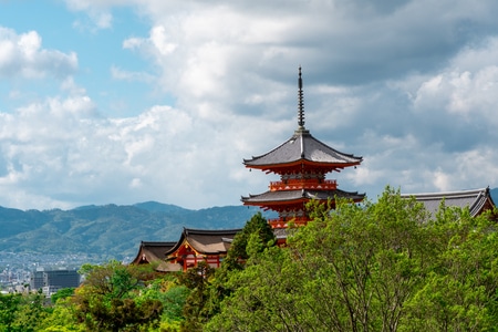 日本-京都-清水寺-清水寺-风景 图片素材
