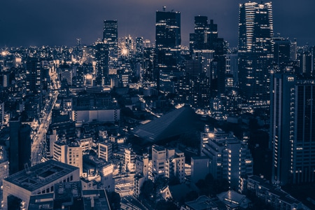 日本-夜景-东京-夜景-建筑 图片素材