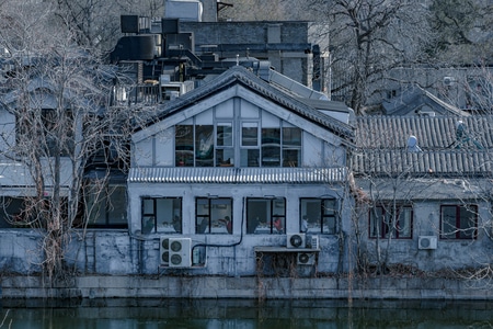北京-故宫-护城河-餐馆-建筑 图片素材