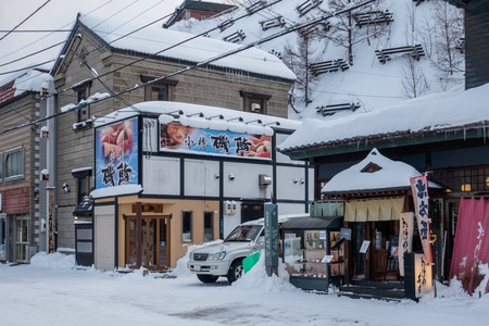 日本-北海道-小樽-车票-火车 图片素材