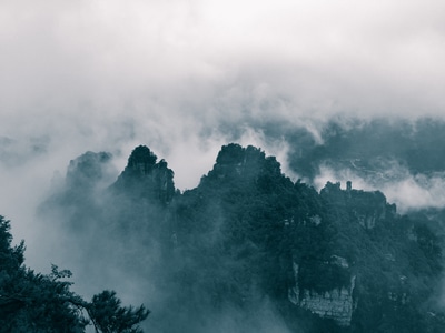 张家界-武陵源-黑龙寨-风光-风景 图片素材