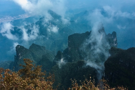 风景-风光-张家界-云雾-风景 图片素材