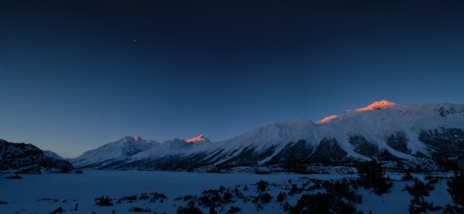 然乌湖-风光-日出-风景-风光 图片素材