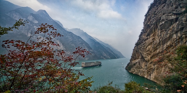 神女峰-三峡-红叶-风光-风景 图片素材