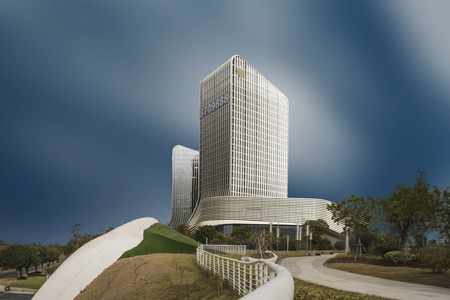 厦门海峡旅游大厦-厦门特色建筑-厦门地标建筑-明度-摄会主义vip 图片素材