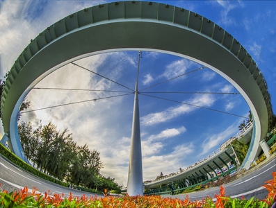 天桥-地标建筑-特色建筑-建筑-厦门天桥 图片素材