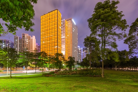 广州-广州特色建筑-广州地标建筑-建筑-广州夜景 图片素材
