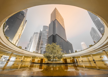 广州-广州猎德建筑-广州特色建筑-广州地标建筑-建筑 图片素材