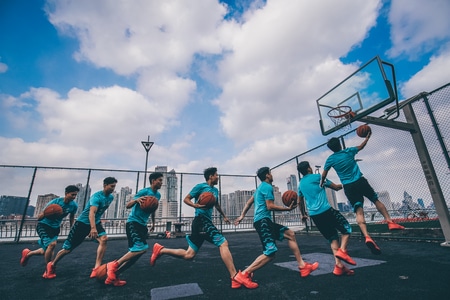 运动-篮球-sonya7r2-黑白-街头 图片素材