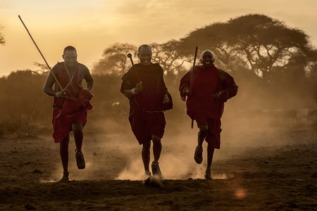 肯尼亚-马赛族-马赛族-男人-男性 图片素材