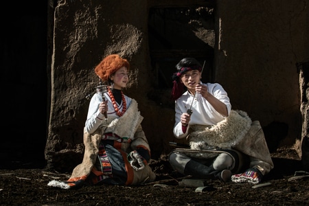 藏区-人文-女人-女性-男人 图片素材