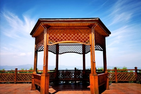 遵义市-风景-蓝天-园林-旅游 图片素材