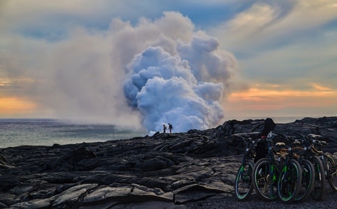 夏威夷-大岛-火山-风景-海岸 图片素材