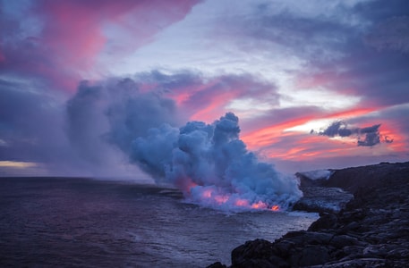夏威夷-大岛-火山-风景-风光 图片素材