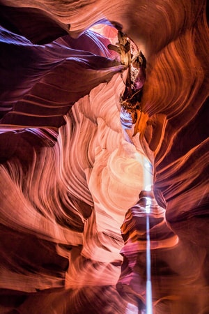 美国-羚羊谷-光束-风景-羚羊谷 图片素材