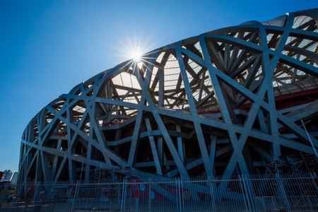 旅拍-建筑-鸟巢-建筑-鸟巢 图片素材
