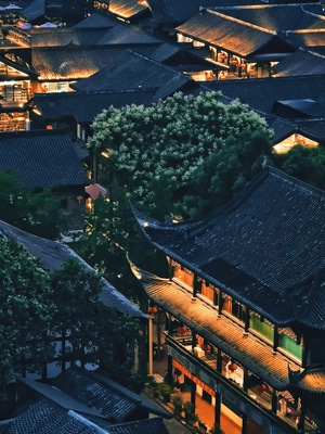 尘世烟火-人文-手机摄影-建筑-文殊院 图片素材