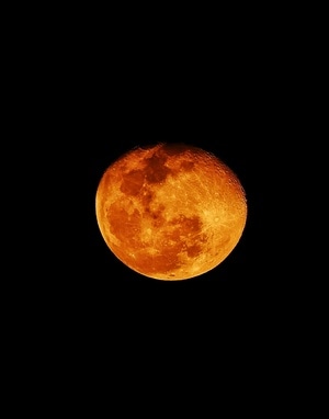 月亮-月亮-月球-残月-月 图片素材