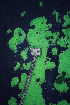 你好2020-彩虹-高原-寺庙-航拍 图片素材