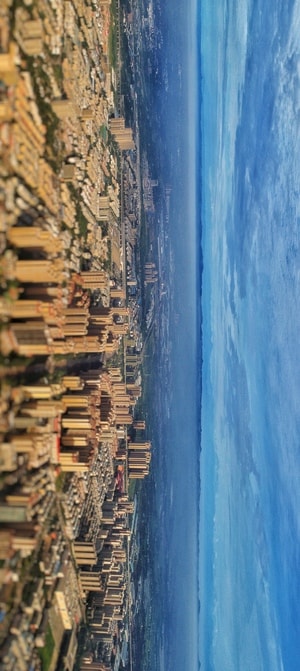 风光-旅行-航拍-眉山-天际线 图片素材