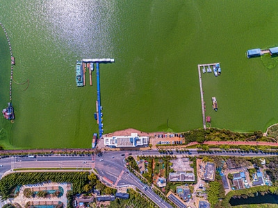 看你的城市-码头-旅游-滇池-海埂基地 图片素材