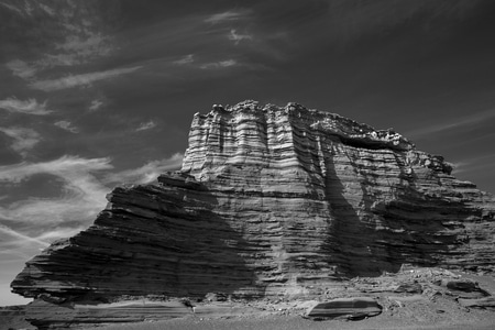 雅丹地貌-自然风光-天空-岩石-悬崖 图片素材